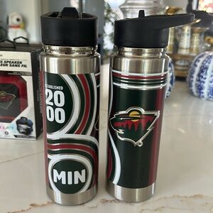 Minnesota Wild NHL stainless steel bottle NWT